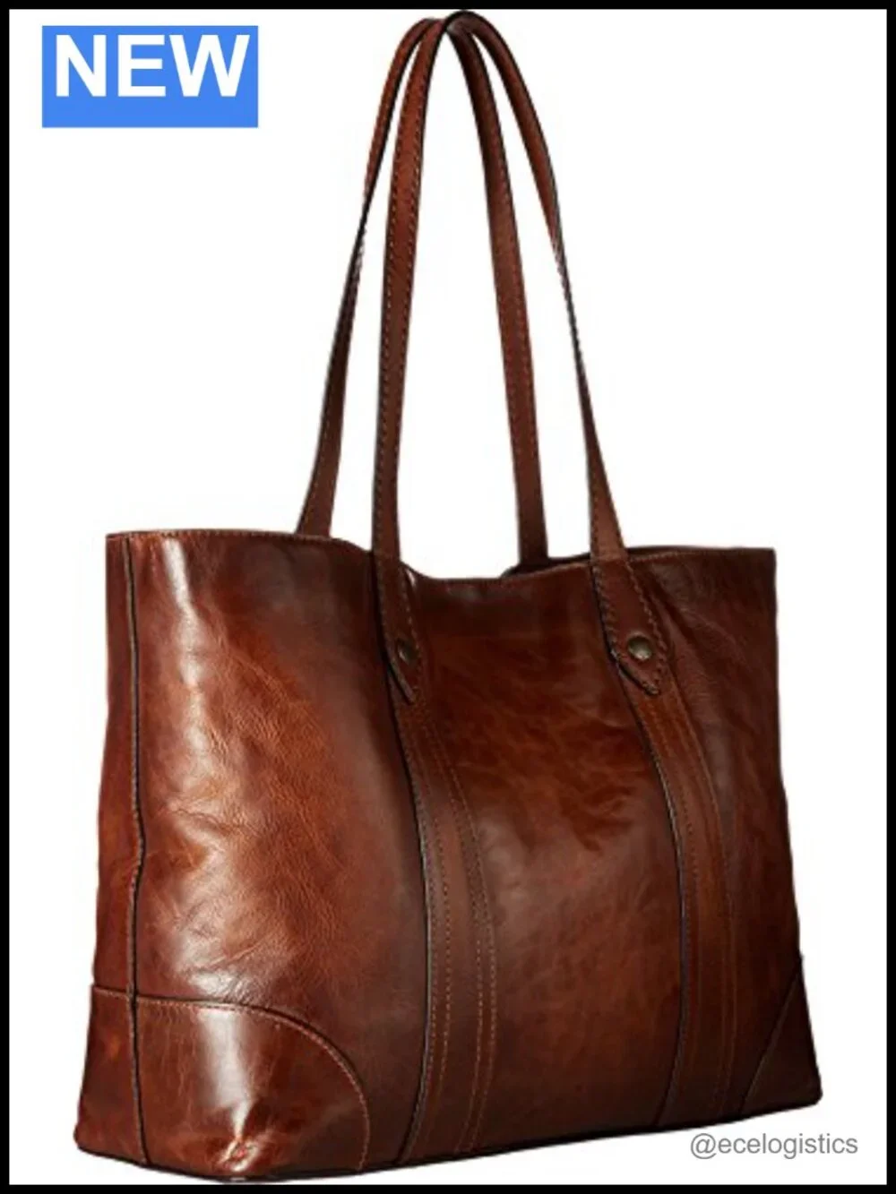Frye Leather Melissa Shopper Tote Bag Stylist Large Handbag Adjustable Strap